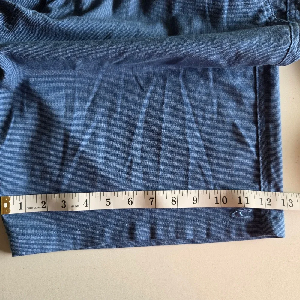 O'Neill Mens Blue Hybrid Walkshorts Textured Quick Dry Surf‎ Shorts Size 40x9.5